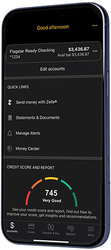 Flagstar mobile home page
