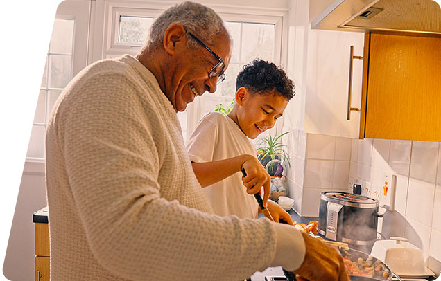Person looking at a tablet
