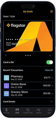 phone showing security features